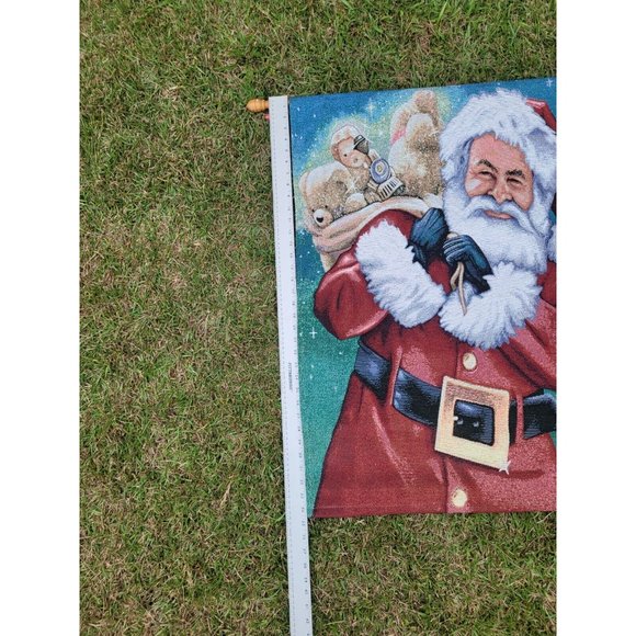Vintage Tom Browning Wall Hanging Tapestry Christmas Decorations Hanging Santa - Picture 7 of 7